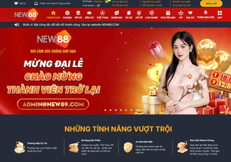 New88 - Trang Chủ Đăng Ký New88.com - Đăng Nhập +58K Miễn Phí 19 Giao dien toi uu – Truc quan than thien de thao tac