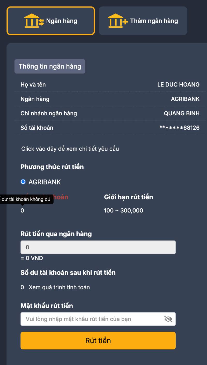 Hướng Dẫn Rút Tiền NEW88 Chi Tiết, Nhanh Chóng Và An Toàn 4 Nhan tien qua tai khoan ngan hang