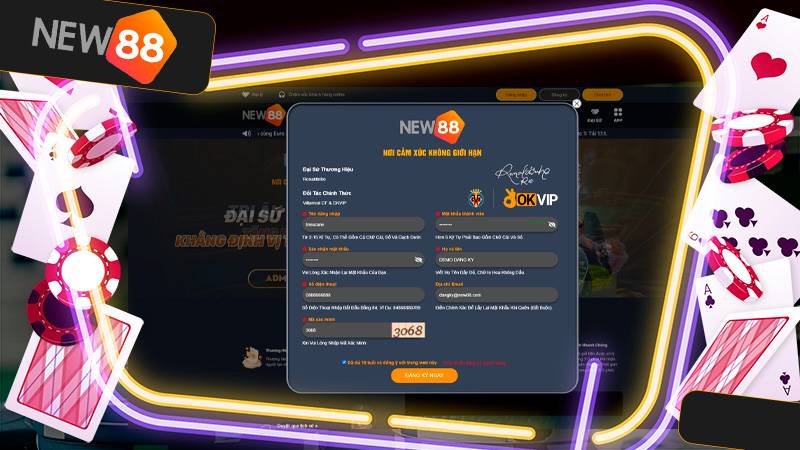 Hướng Dẫn Đăng Ký NEW88 - Cá Cược Chỉ Trong 1 Phút 4 Những lưu ý quan trọng khi đăng ký tài khoản NEW88